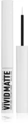NYX Professional Makeup Vivid Matte delineador líquido con efecto mate tono White 4 ml