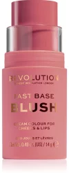 Makeup Revolution Fast Base bálsamo con color para labios y rostro tono Blush 14 g