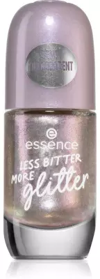 Essence Gel Nail Colour esmalte de uñas tono Less Bitter More Glitter 8 ml