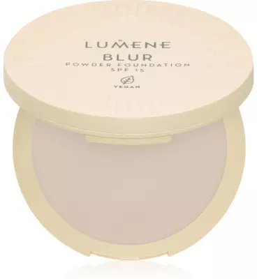 Lumene Blur polvos compactos y base de maquillaje 2 en 1 SPF 15 tono No. 2 10 g