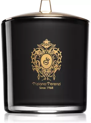 Tiziana Terenzi Black XIX March vela perfumada con mecha de madera 900 g
