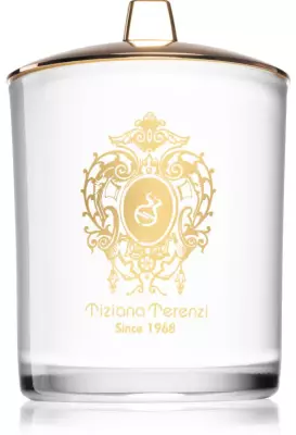 Tiziana Terenzi Gold Rose Oudh vela perfumada con mecha de madera 900 g