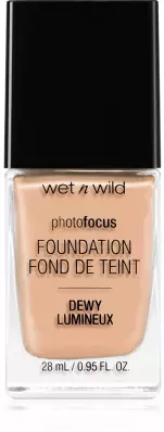 Wet n Wild Photo Focus maquillaje hidratante ligera para iluminar la piel tono Nude Ivory 28 ml